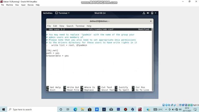 TUTORIAL INSTALL SAMBA SERVER PADA DEBIAN смотреть онлайн