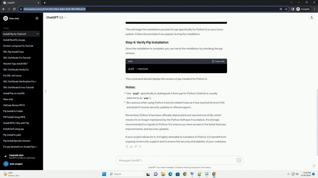 how to install pip for python2 linux смотреть онлайн