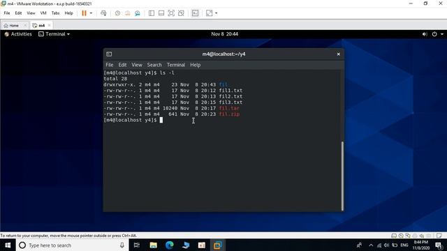 Lab 6: Tar, Zip ,Gzip, and bzip2 смотреть онлайн