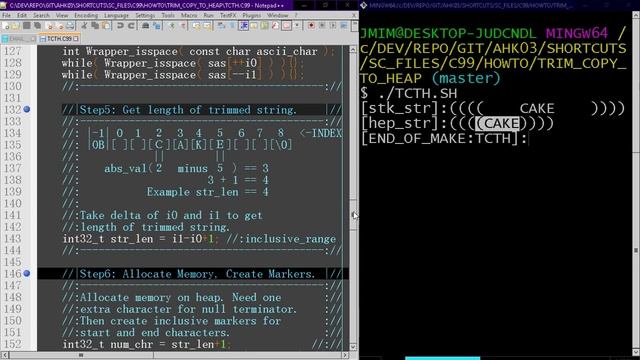C99 #03[ Trim A String In C ] смотреть онлайн