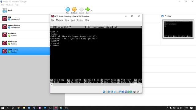 Praktikum FTP Server, HTTP Server, DNS Server, Linux Client dan Windows Client. смотреть онлайн