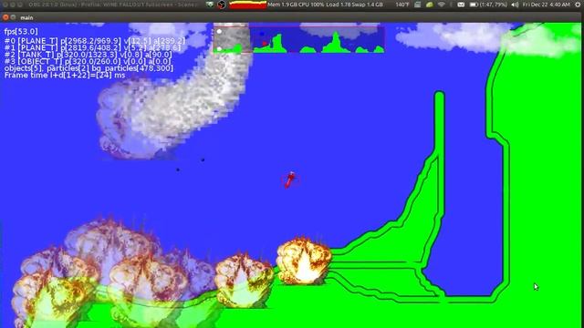 Allegro5 Linux + OBS - display capture - no flickering смотреть онлайн