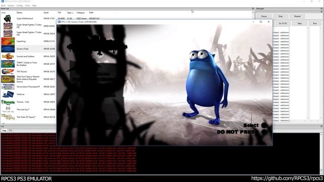 RPCS3 PS3 Emulator - Swarm Menu DX12 смотреть онлайн