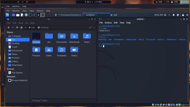 001 setting up Kali Linux, pwd and cd смотреть онлайн