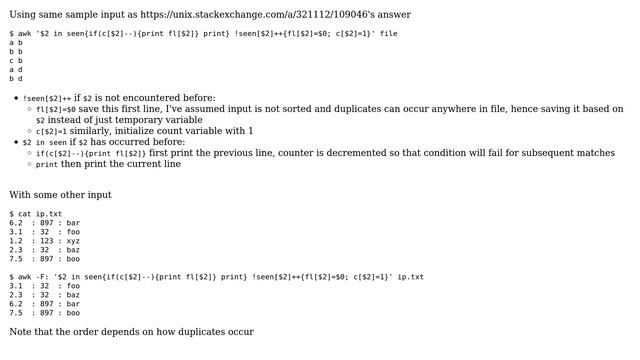Unix & Linux: Using awk to write only duplicates (3 Solutions!!) смотреть онлайн