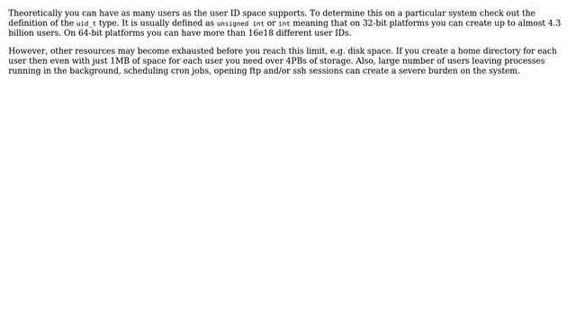 DevOps & SysAdmins: How many user accounts can a unix-like OS host? (4 Solutions!!) смотреть онлайн