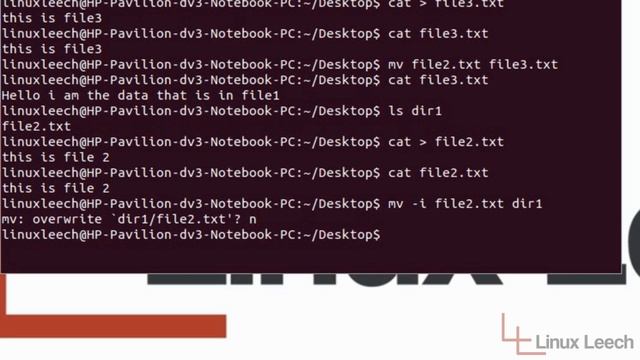 BASH Shell commands mv ( commands for linux ) смотреть онлайн