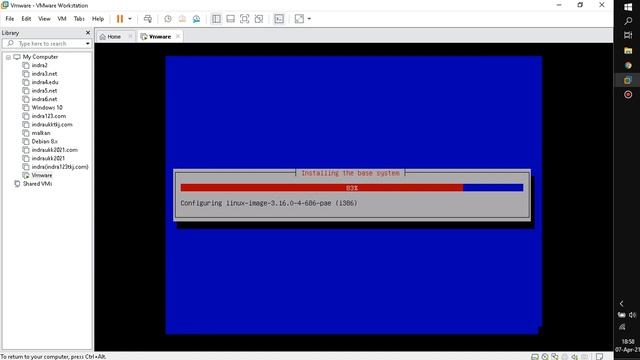 Tutorial Install Debian8 on Vmware Workstation смотреть онлайн