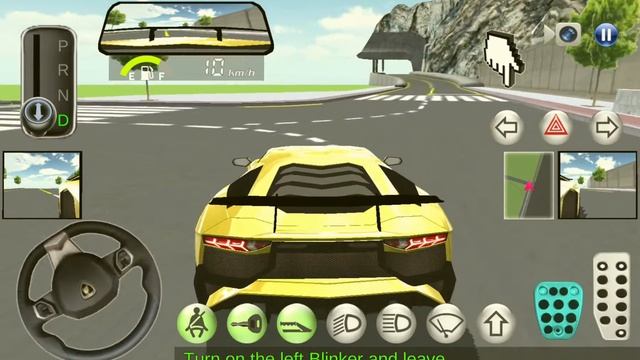 3d driving classes part2 new Lamborghini car video смотреть онлайн