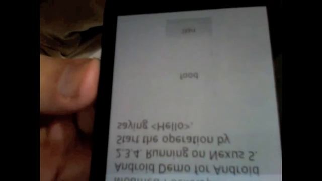 PocketSphinx Simple Demo running on Android 2.3.4 смотреть онлайн