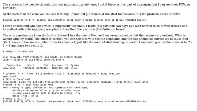 DevOps & SysAdmins: Why does this loopback device creation malfunction? смотреть онлайн