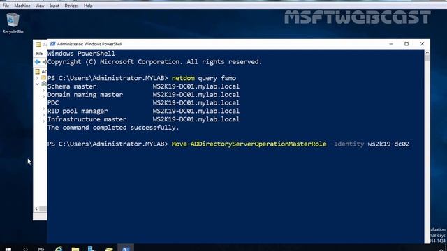 How to seize FSMO roles in Active Directory | Windows Server 2019 смотреть онлайн