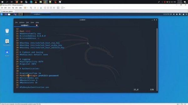 Установка openssh-server в Kali Linux 2019.4