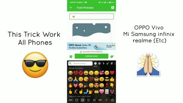 🔥😳iphone emoji on android | how to change Emoji on android | android me iphone emoji 2021 смотреть онлайн