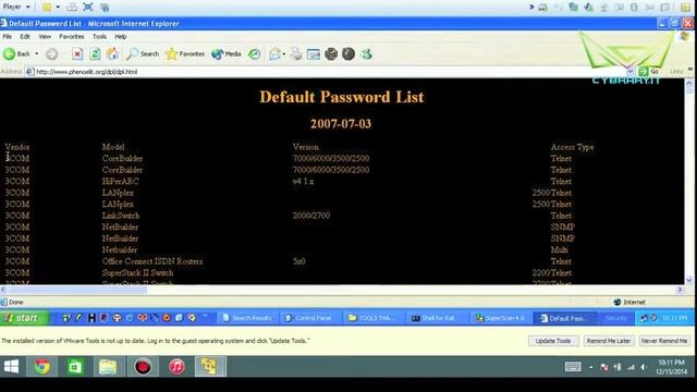 19 Enumeration Default Password List Lab смотреть онлайн