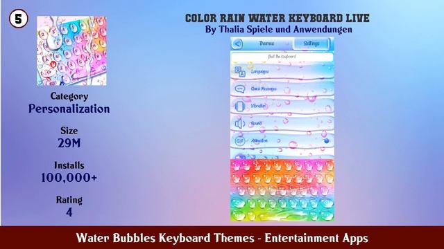 Top 10 Water Bubbles Keyboard Themes Android Apps смотреть онлайн