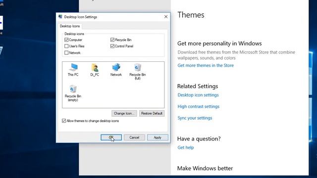 Desktop icons in Windows 10 смотреть онлайн