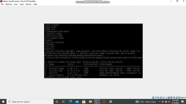 Konfigurasi Mail Server Pada Linux Debian смотреть онлайн