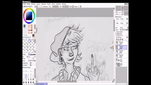 backstage// South park SPEEDPAINT смотреть онлайн