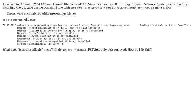Unix & Linux: Problems installing software with apt-get смотреть онлайн