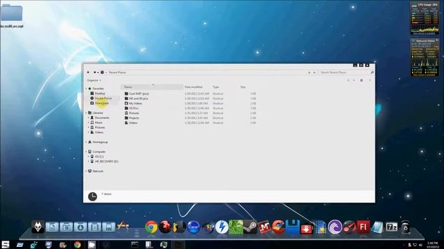 The Simple Skin pack (windows 7) смотреть онлайн