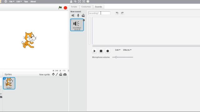 How to Add or Create Sound or Voice in Scratch 2.0 offline editor смотреть онлайн