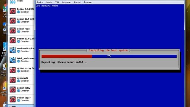 CARA MENGINSTALL LINUX DI VIRTUAL BOX MENGGUNAKAN DEBIAN 64 BIT смотреть онлайн