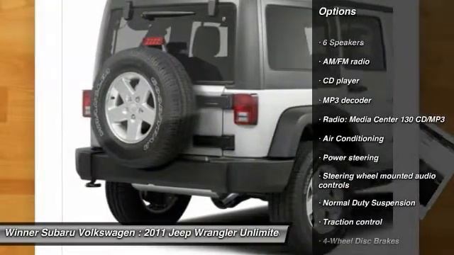 2011 Jeep Wrangler Unlimited Dover DE PV545A смотреть онлайн
