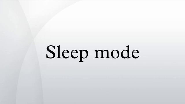 Sleep mode смотреть онлайн