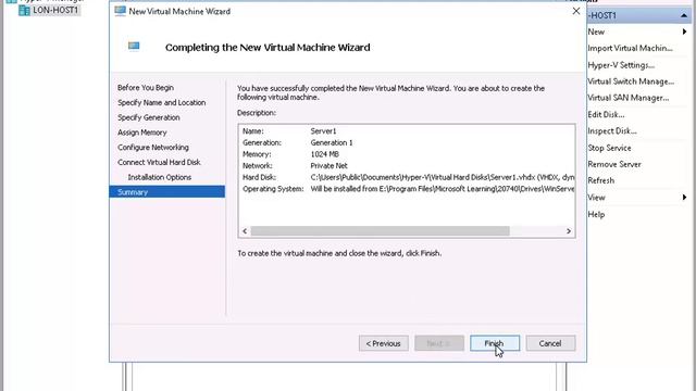 Create Virtual Machine using Hyper-V Windows Server 2016 смотреть онлайн