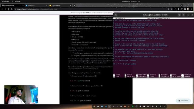 Crontab Linux смотреть онлайн