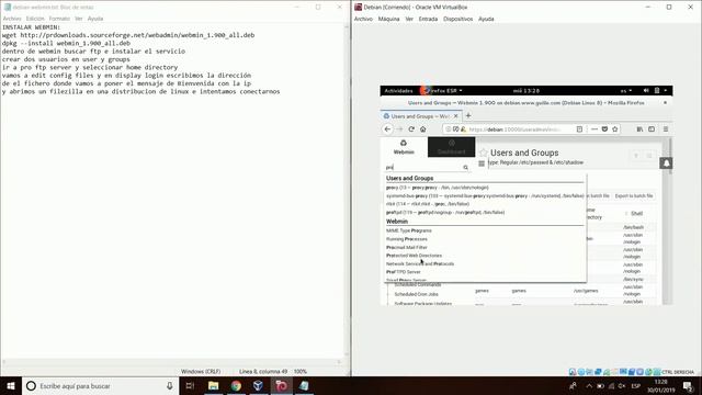 SERVIDOR FTP CON WEBMIN EN DEBIAN смотреть онлайн