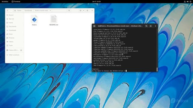 Bash Shell Script To help With Top 10 Things to do after fresh install of Fedora смотреть онлайн