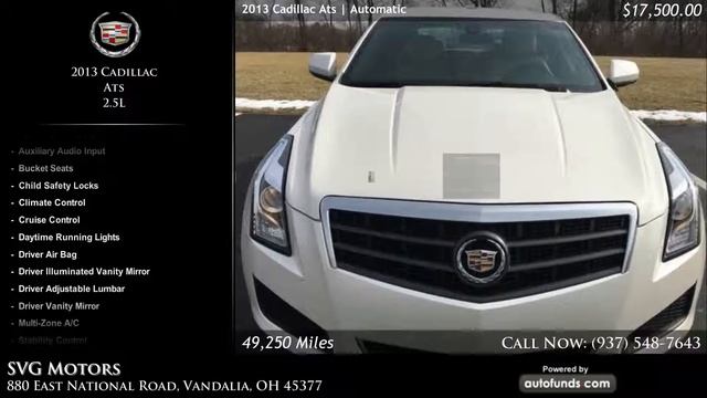 Used 2013 Cadillac Ats | SVG Motors, Vandalia, OH