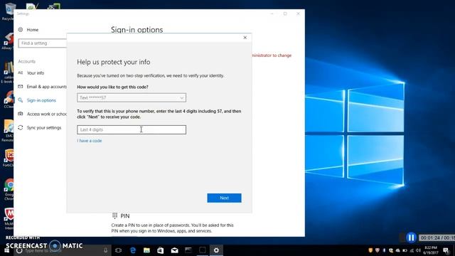 Windows 10: Setup login with fingerprint or PIN смотреть онлайн