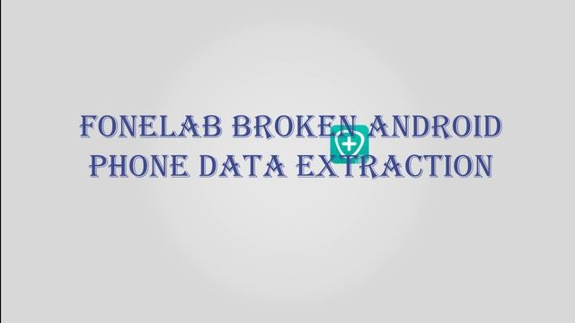 Recover Android Data with FoneLab Android Data Recovery - 2022 смотреть онлайн