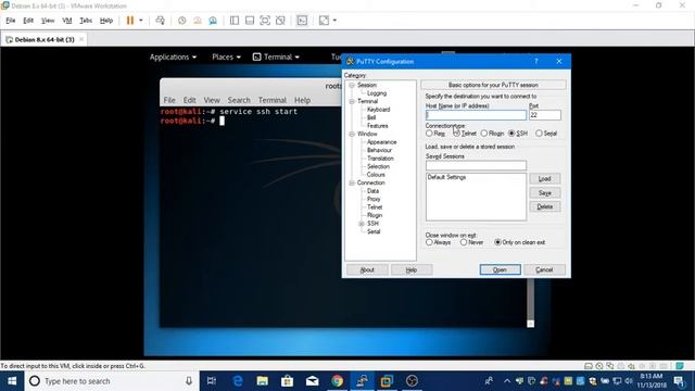 How to turn your kali linux machine into a SSH Server (Kali linux 2018.3) смотреть онлайн