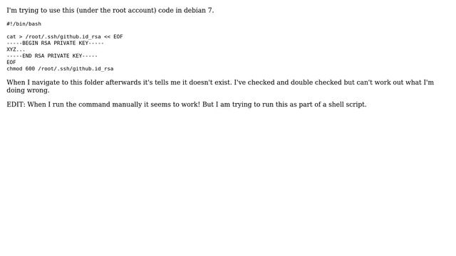 DevOps & SysAdmins: Can't seem to create file in bash смотреть онлайн