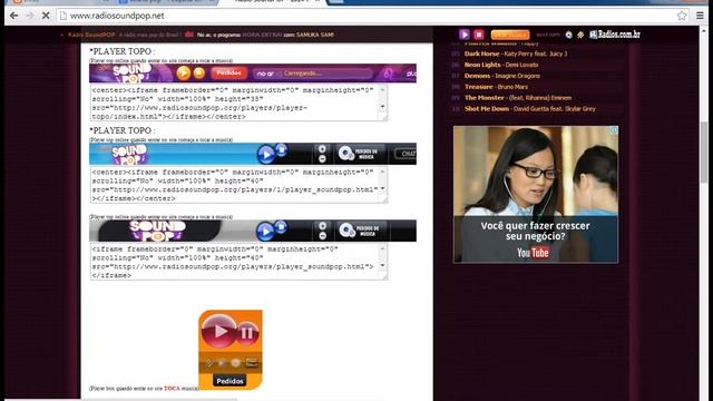 Vídeo Aula MTS - 06 - Como Colocar Uma Rádio Em Seu Blog