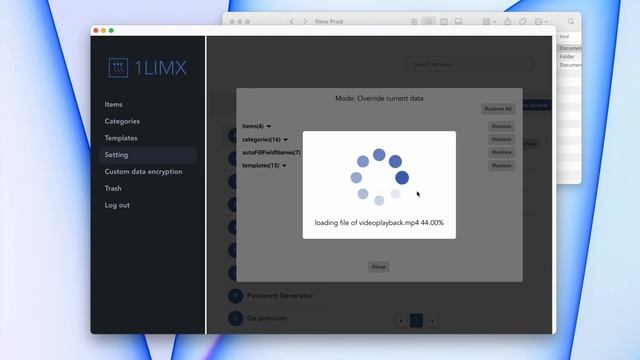 How to create backups and preview backup encrypted data in 1LimX смотреть онлайн