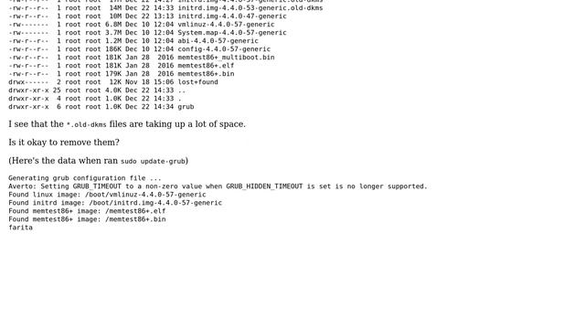 Ubuntu: Can I remove \*.old-dkms files смотреть онлайн