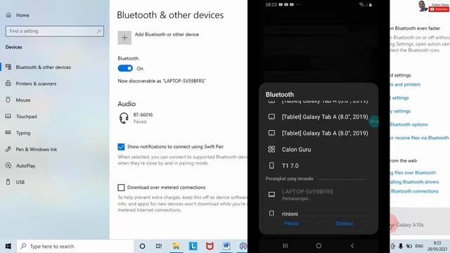 Cara Transfer File dari Android ke Laptop dengan Bluetooth & Cara Menerima File Bluetooth di Laptop смотреть онлайн
