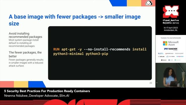 5 Security Best Practices For Production Ready Containers смотреть онлайн