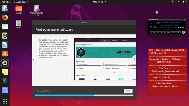 2019 - How to install Ubuntu 19.04 in UEFI - May 26 смотреть онлайн