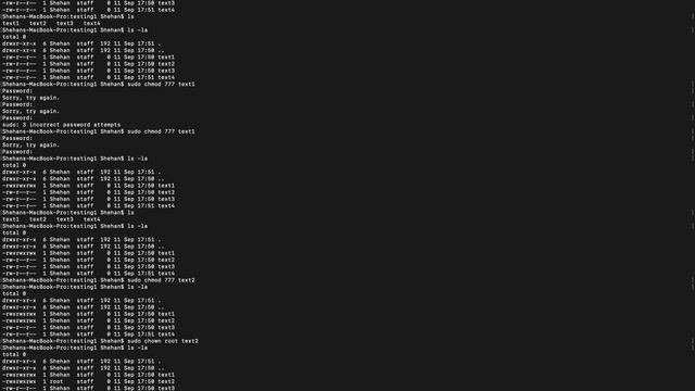 How to use chmod and chown to modify file permissions and ownership | UNIX tutorial смотреть онлайн