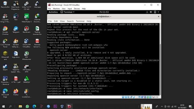 Tutorial Install Remote Server di Linux Debian смотреть онлайн