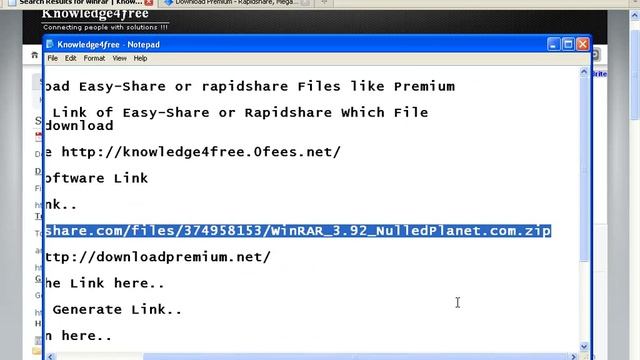 How to download from rapidshare or easy-share-knowledge4free.avi смотреть онлайн