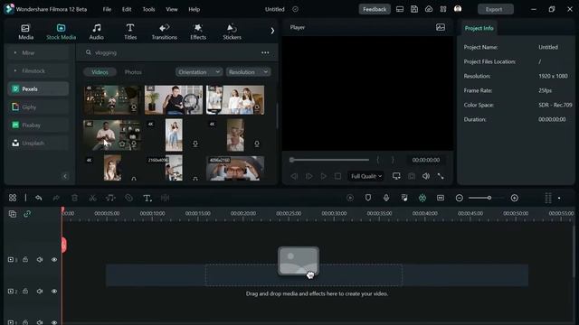EASY Background Changing (Ai Portrait) - Filmora 12 Beta @FilmoraWondershare смотреть онлайн