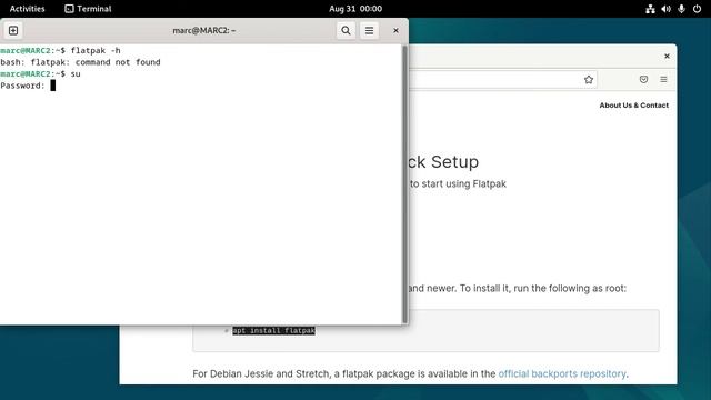Installing Flatpak into Debian 12 смотреть онлайн