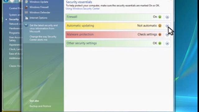 Windows Vista Tutorials - Security Basics смотреть онлайн